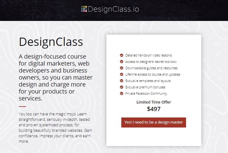 Design Class Design Class