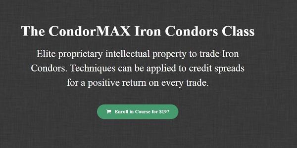 The CondorMAX Iron Condors Class