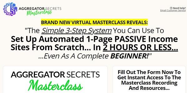 Duston McGroarty – Aggregator Secrets Masterclass Duston McGroarty – Aggregator Secrets Masterclass