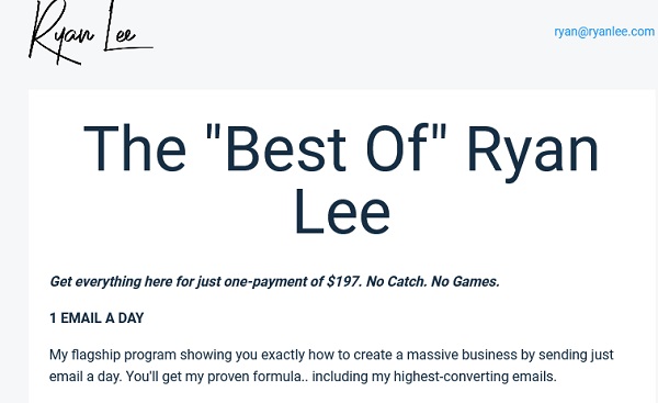 Ryan Lee – The “Best Of” Ryan Lee