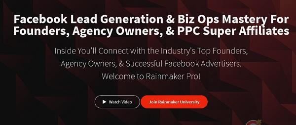 Rainmaker University – Facebook Ads For Lead Generation Rainmaker University – Facebook Ads For Lead Generation