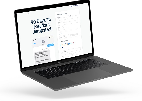 [Group Buy] Ian Stanley – 90 Days to Freedom Jumpstart