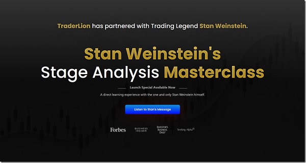 Traderlion – Stan Weinstein – Stage Analysis Masterclass Traderlion – Stan Weinstein – Stage Analysis Masterclass