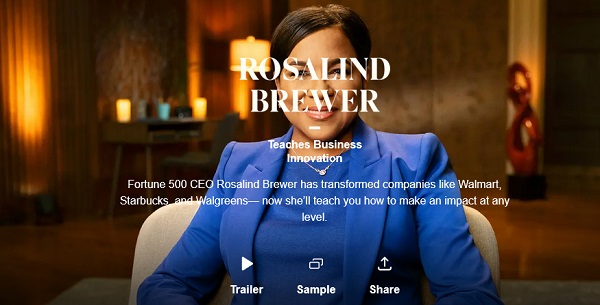 MasterClass – Rosalind Brewer Teaches Business Innovation MasterClass – Rosalind Brewer Teaches Business Innovation