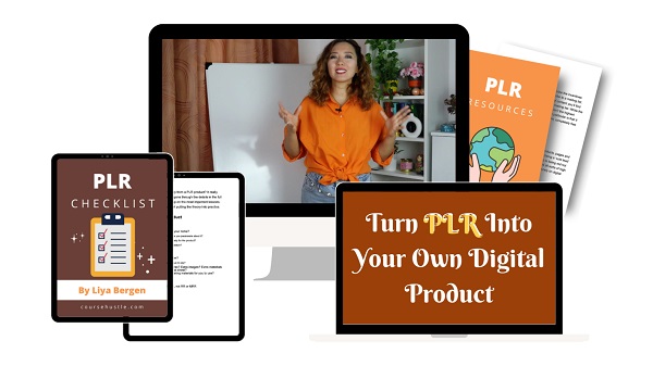 [GroupBuy] Turn PLR Into Your Own Digital Product - Course Hustle