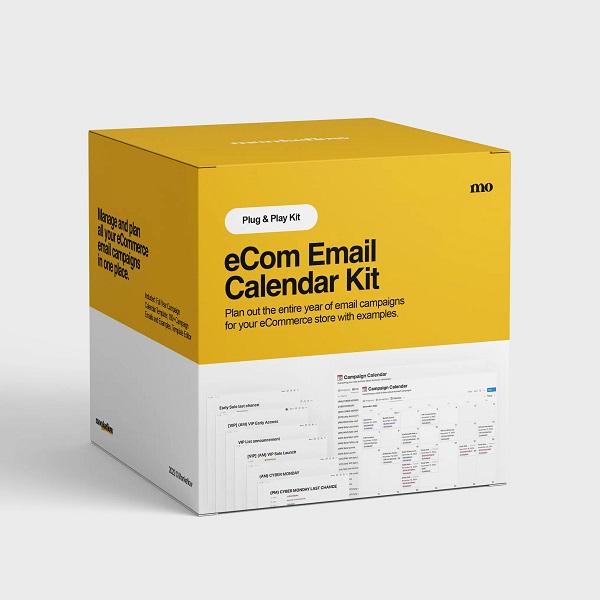 [GroupBuy] The #1 eCom Email Calendar Kit (2023)   - Monkflow