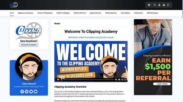 Chris Record – Clipping Academy