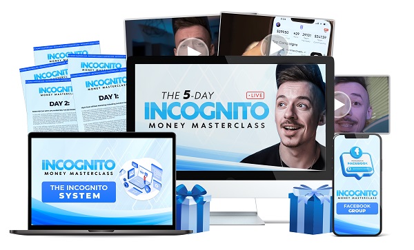 Incognito Money Masterclass - How I Make $1,000 - $3,000 Per Day by Erik Cagi