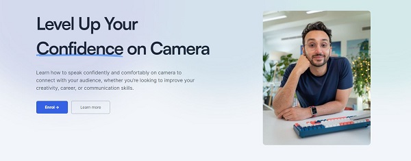 Camera Confidence by Ali Abdaal