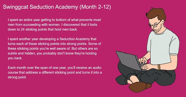 [Monthly GroupBuy] Swinggcat Seduction Academy (Month 2-12)
