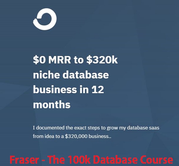 [Instant Download] Fraser - The 100k Database Course