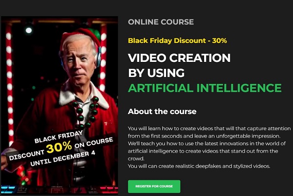 [GroupBuy] Video Creation By Using Artificial Intelligence