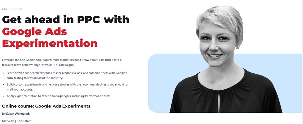 Susan Wenograd (CXL) - Google Ads Experiments