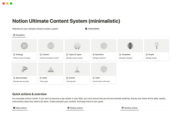 NotionWay - Notion Ultimate Content System