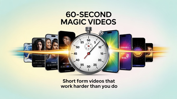 [GroupBuy] 60-Second Magic Videos - Short Form Videos That Works Harder Than You Do + Viral Content Booster Pack