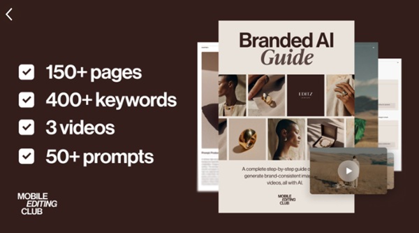 [GroupBuy] Branded AI Guide - Mobile Editing Club