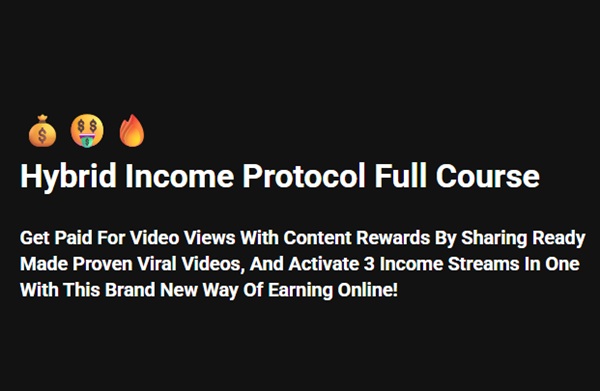 [GroupBuy] Hybrid Income Protocol - Ricky Mataka