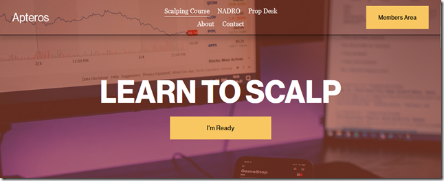Apteros Trading - Scalping Course Apteros Trading - Scalping Course