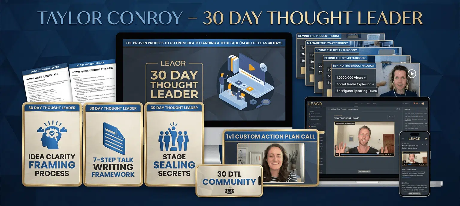 [Group Buy] Taylor Conroy - 30 Day Thought Leader